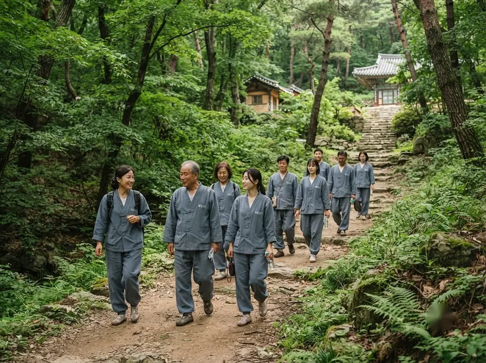 산사에서의 하루